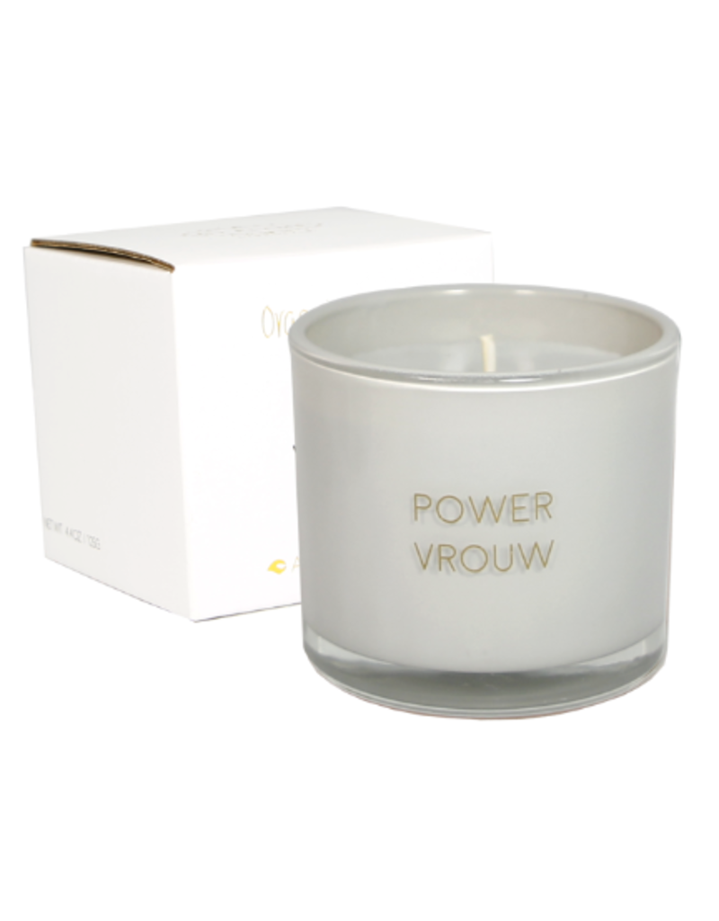 My Flame Lifestyle Geurkaars met wens-armband - 'Powervrouw'