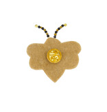 Zusss Broche - vlinder - mosgroen