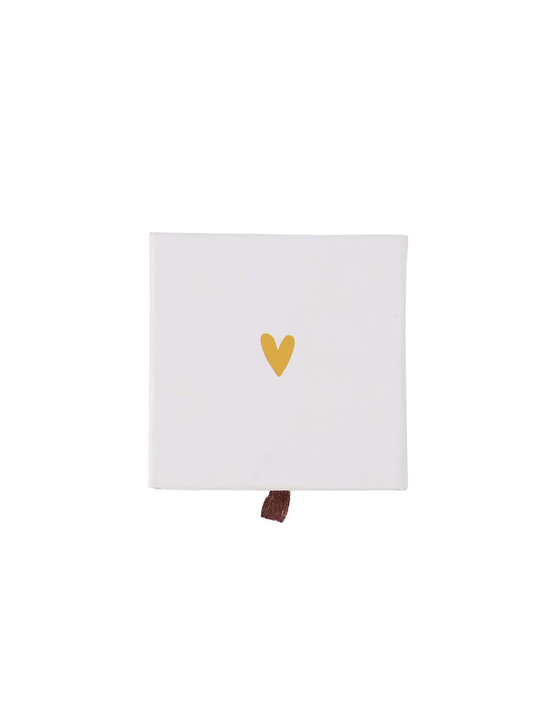 Zusss Ketting met hartje in schuifdoosje 'wat je in je hart bewaart...'