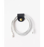 O MY BAG Cord Organizer - Black Classic Leather