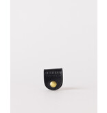 O MY BAG Cord Organizer - Black Classic Leather