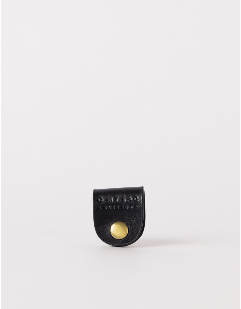 O MY BAG Cord Organizer - Black Classic Leather