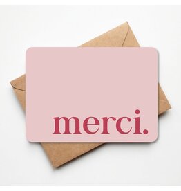 Buro Allure Wenskaart  - Merci