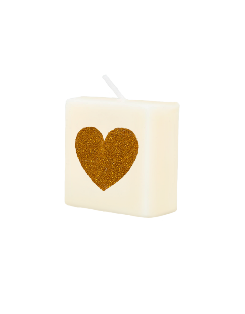Paper Dreams Letter kaarsen - goud hartje