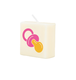 Paper Dreams Letter kaarsje - Baby Girl