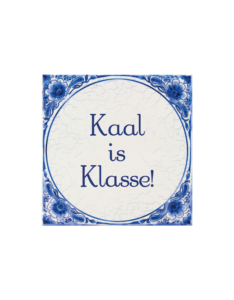Paperdreams Tegeltje 'Kaal is klasse'