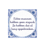 Paperdreams Tegeltje 'Sixpack'