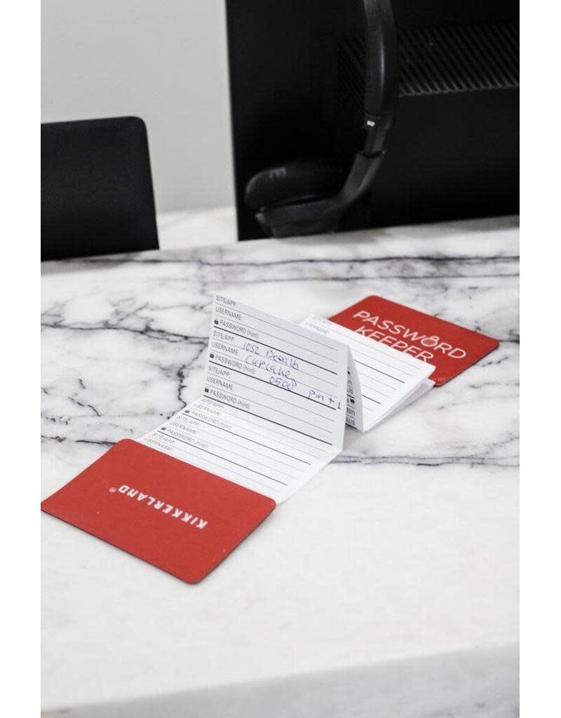 kikkerland Handig boekje voor je paswoorden