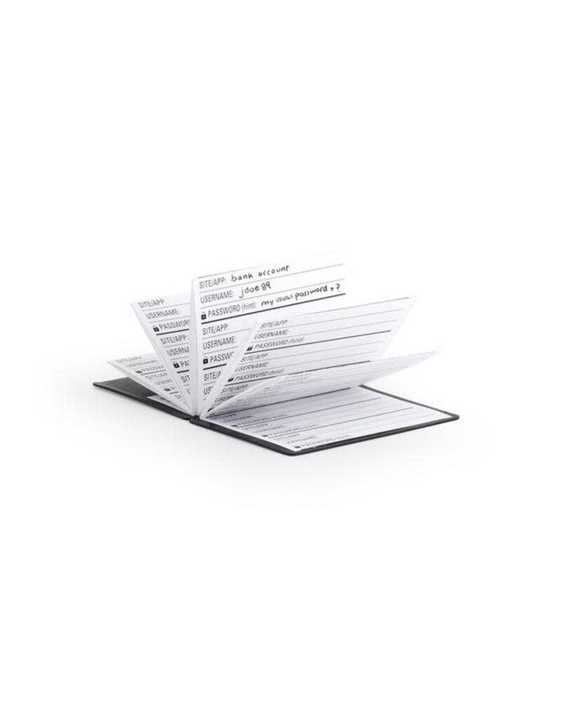 kikkerland Handig boekje voor je paswoorden