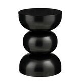Luna Bijzettafel - H46 x Ø32 cm - IJzer - Zwart