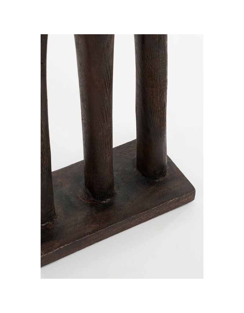 Mica Decorations Houten beeld 'Pegara' - L7 x B18 x 46 cm