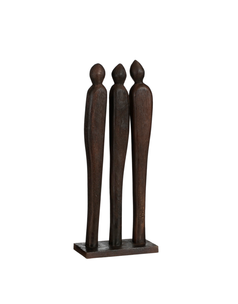 Mica Decorations Houten beeld 'Pegara' - L7 x B18 x 46 cm