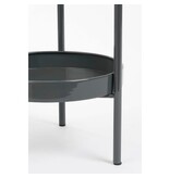 Mica Decorations Colyn Bloempot op standaard - H60 x Ø19 cm - IJzer - Zwart