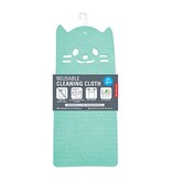 kikkerland Set van  3 herbruikbare vaatdoeken - katjes