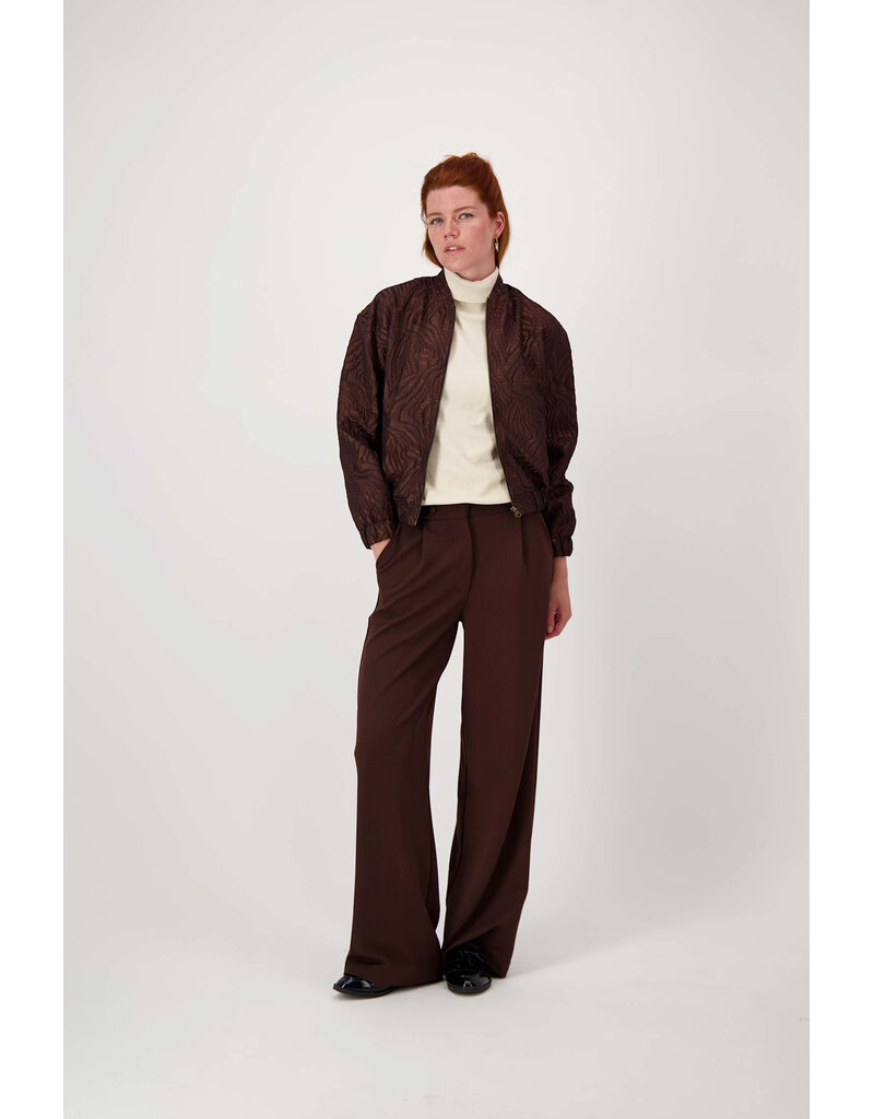 Zusss Bomber jasje van lurex jaquard stof