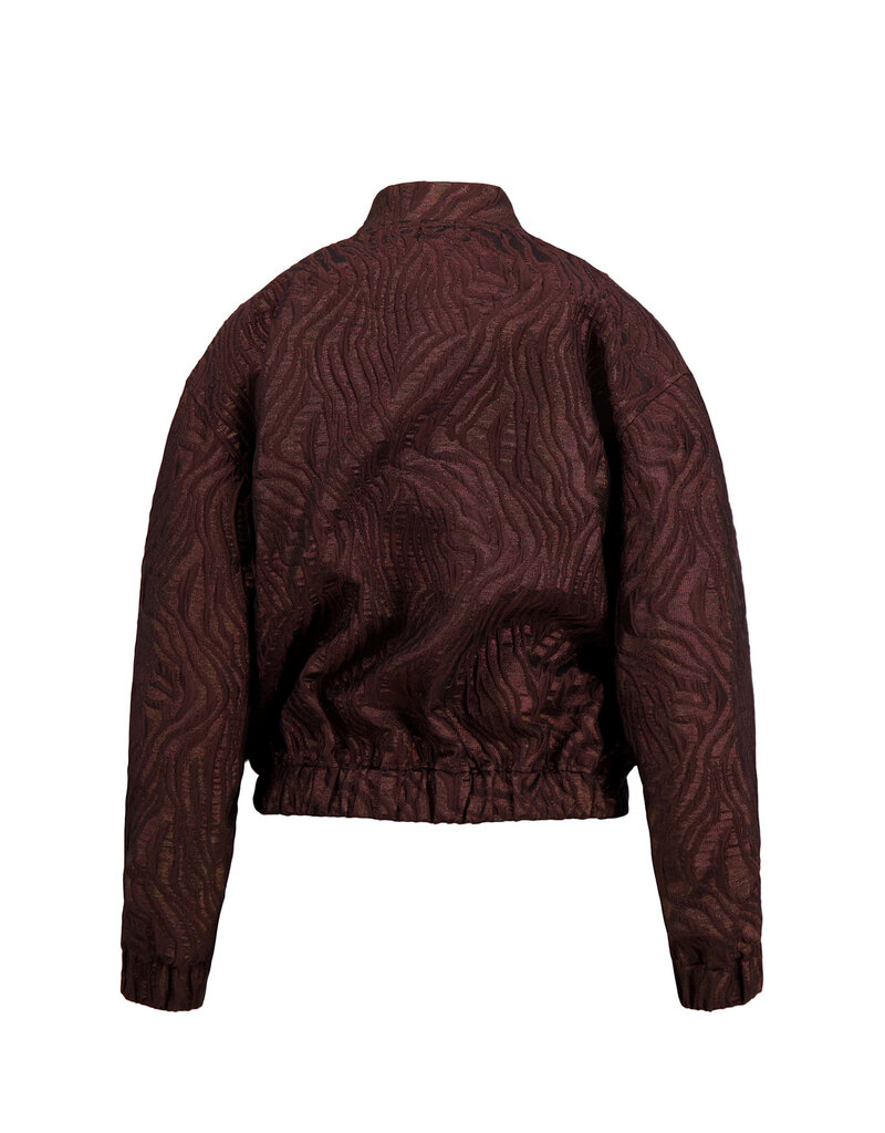 Zusss Bomber jasje van lurex jaquard stof