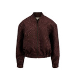 Zusss Bomber jasje van lurex jaquard stof