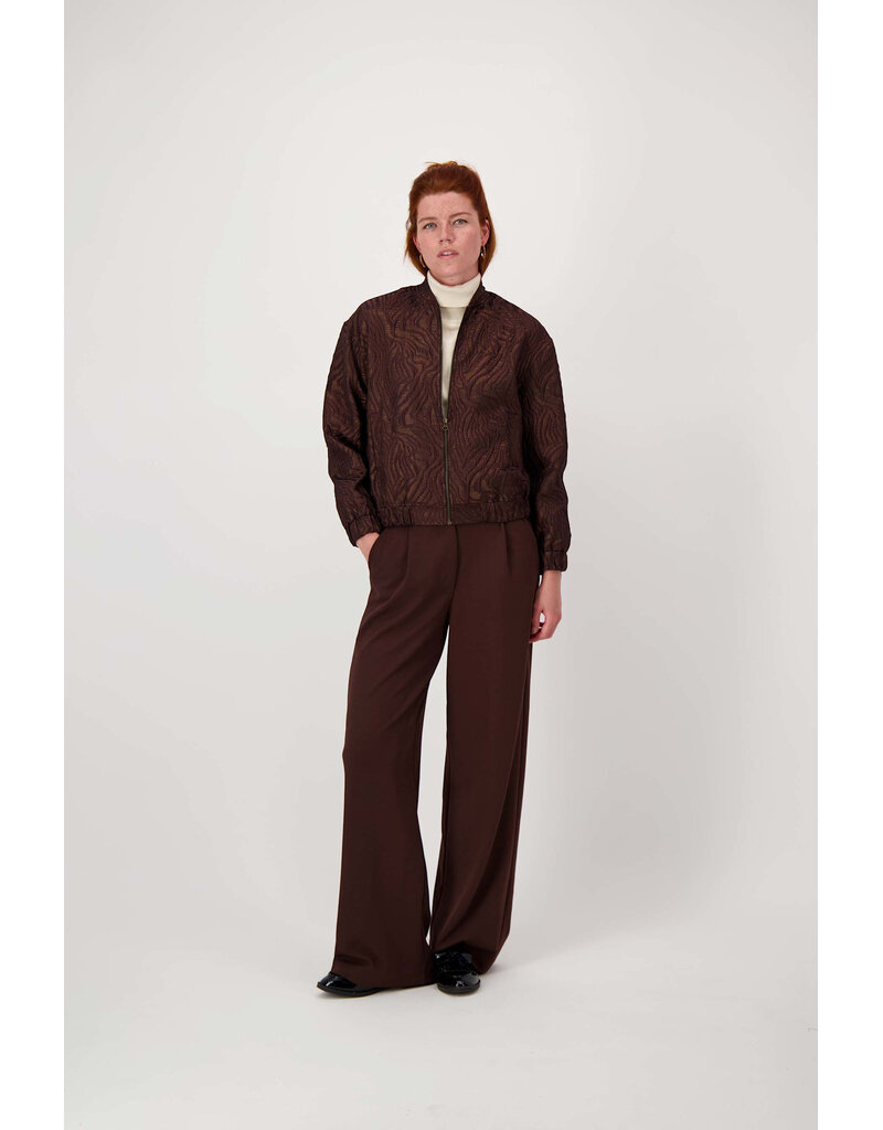 Zusss Bomber jasje van lurex jaquard stof
