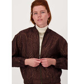 Zusss Bomber jasje van lurex jaquard stof