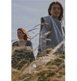 Zusss Teddy gilet kort - midddengrijs