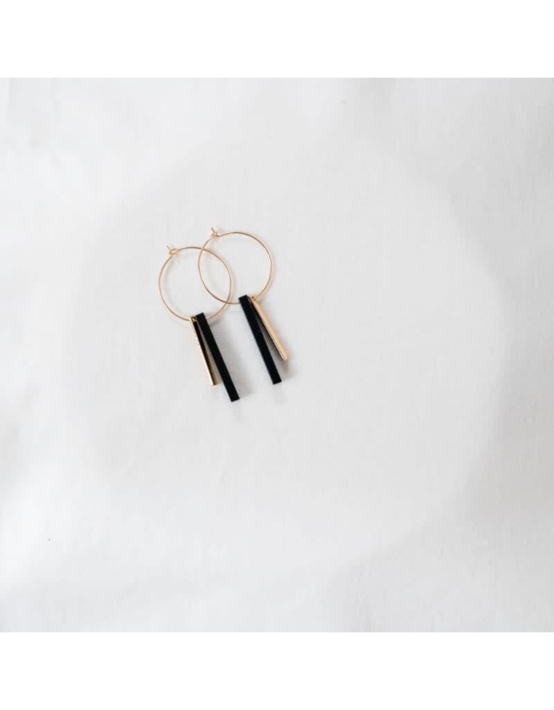 Studio Nok Nok Oorstekers Timeless 12 Black