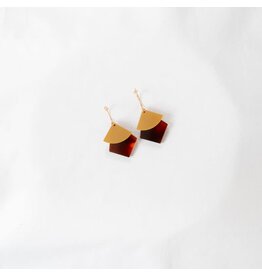 Studio Nok Nok Oorstekers Timeless 17 Goldbrown