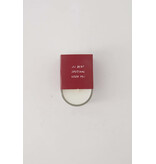 Zusss Geurkaarsje in wikkel 'Jij bent speciaal voor mij' hartjes wit/rood