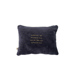 Zusss Kussen 'Samen met jou...' -  35x25cm