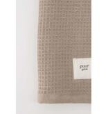 Zusss Gastendoekje 'Puur geluk' -  zand