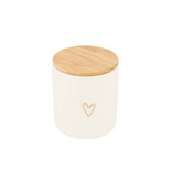 Zusss Voorraadpot met deksel  - hartje