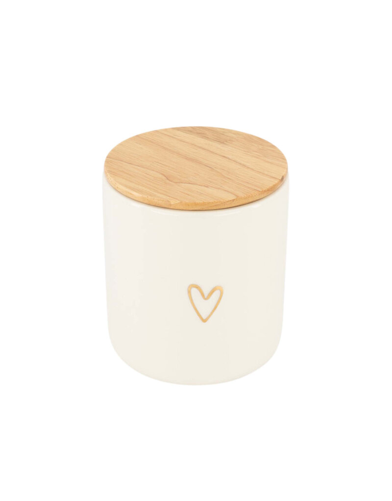 Zusss Voorraadpot met deksel  - hartje