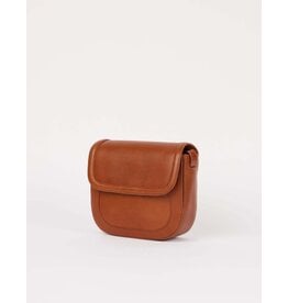 O MY BAG Nina - Dark cognac classic leather