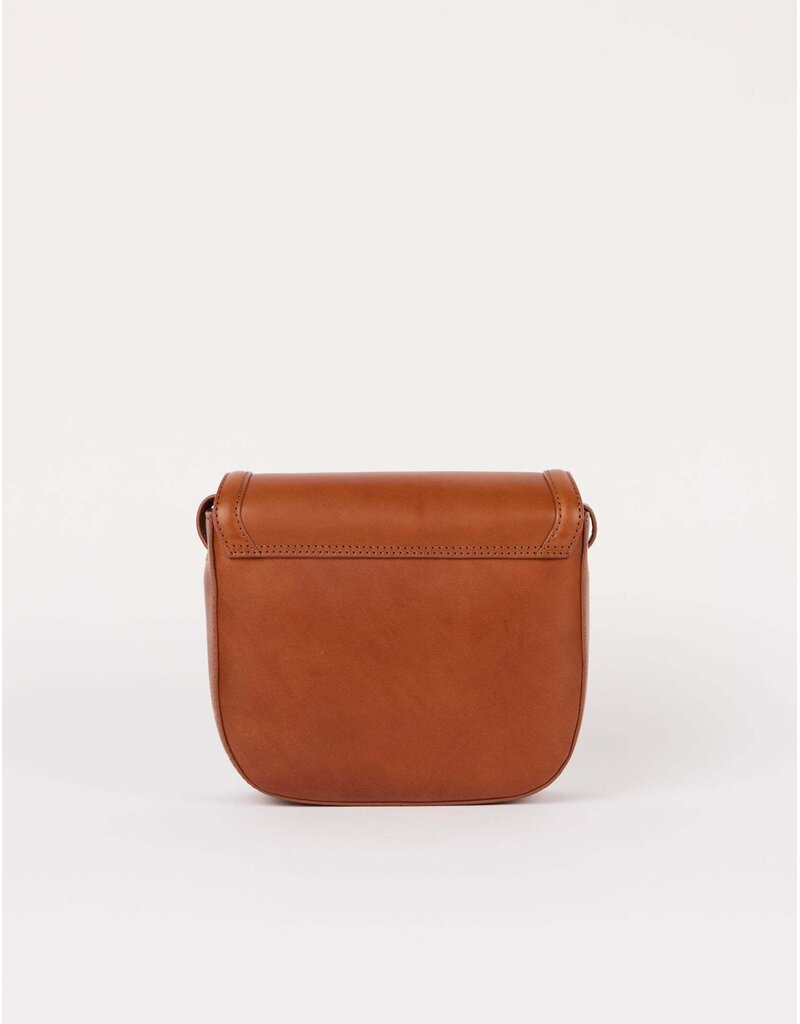 O MY BAG Nina - Dark cognac classic leather