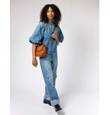 O MY BAG Nina - Dark cognac classic leather