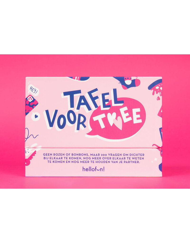 Hellofun! Gezelschapsspel 'Tafel voor twee'