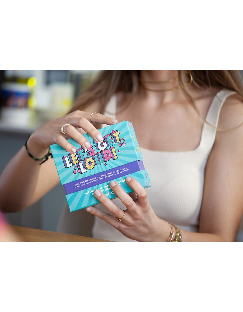 Hellofun! Gezelschapsspel 'Let's get loud' - spel met bekende liedjes