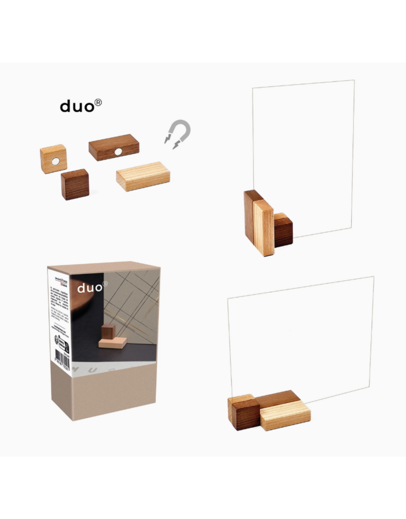 Tout Simplement Duo van houten magnetische foto- of kaarthouders