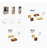 Tout Simplement Duo van houten magnetische foto- of kaarthouders