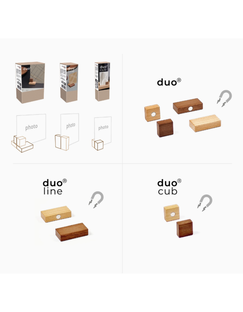Tout Simplement Duo van houten magnetische foto- of kaarthouders