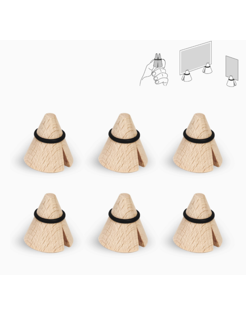 Tout Simplement Houten foto- en memoclip 'i-Cone'