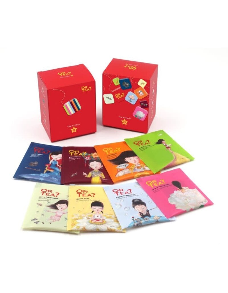 Or Tea? Or Tea? Gift box met 8 zakjes thee