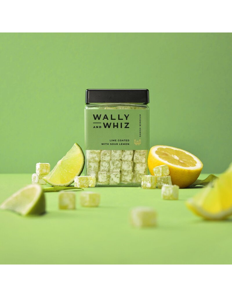 Wally and Whiz Winegums - Lime & Sour Lemon ( 240g)