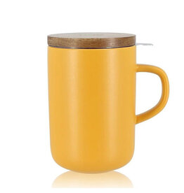 Ogo OGO - Theemok met zeef en deksel - Geel