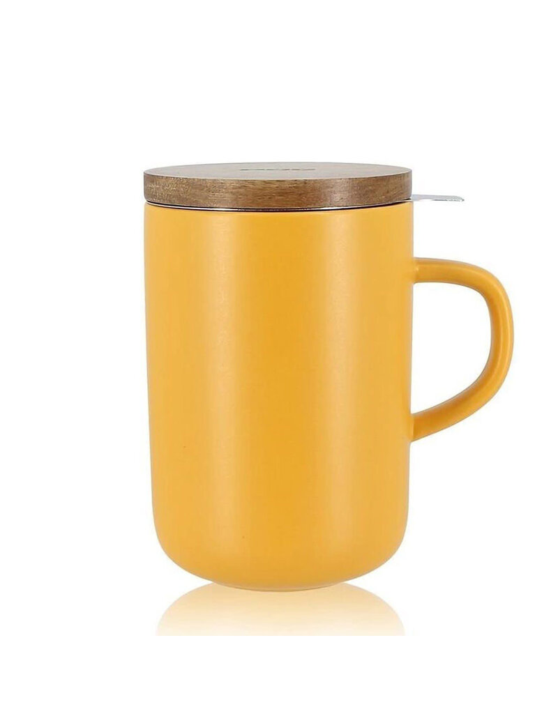 Ogo OGO - Theemok met zeef en deksel - Geel