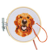 kikkerland Mini cross-stitch naai-setje - Dog