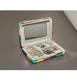 kikkerland Compact juwelendoosje - plaid