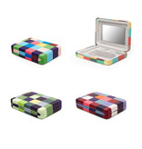 kikkerland Compact juwelendoosje - plaid