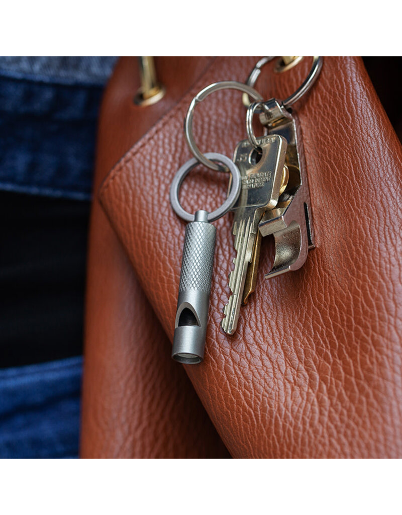 kikkerland Sleutelhanger met fluitje