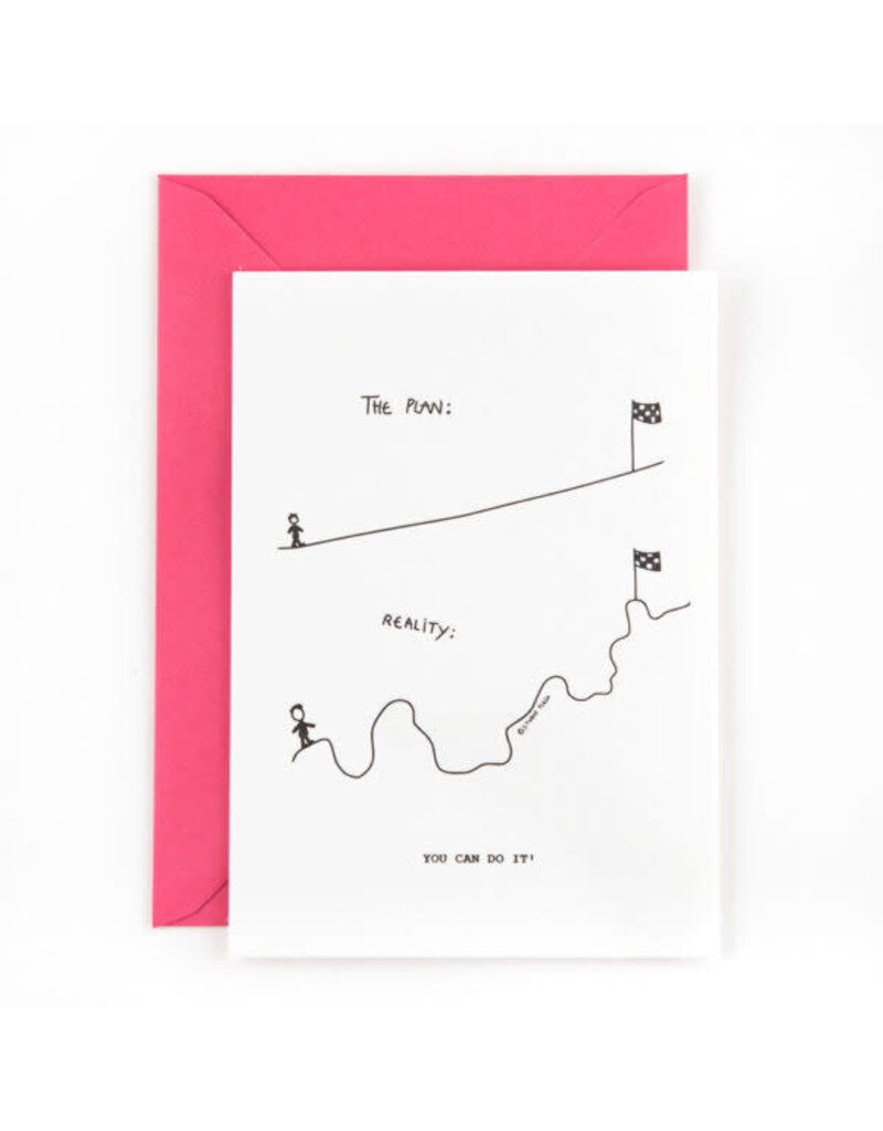 STUDIOFLASH Kaart 'The plan vs reality'