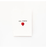 STUDIOFLASH Kaartje met pin 'Veel sterkte'